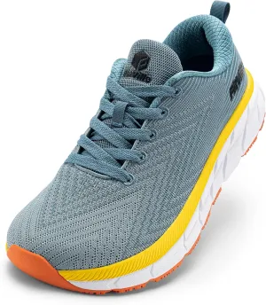 FitVille Men’s Wide Width Walking Shoes Comfortable Lightweight Wide Toe Box Running Shoes for Men Non Slip Cushioned