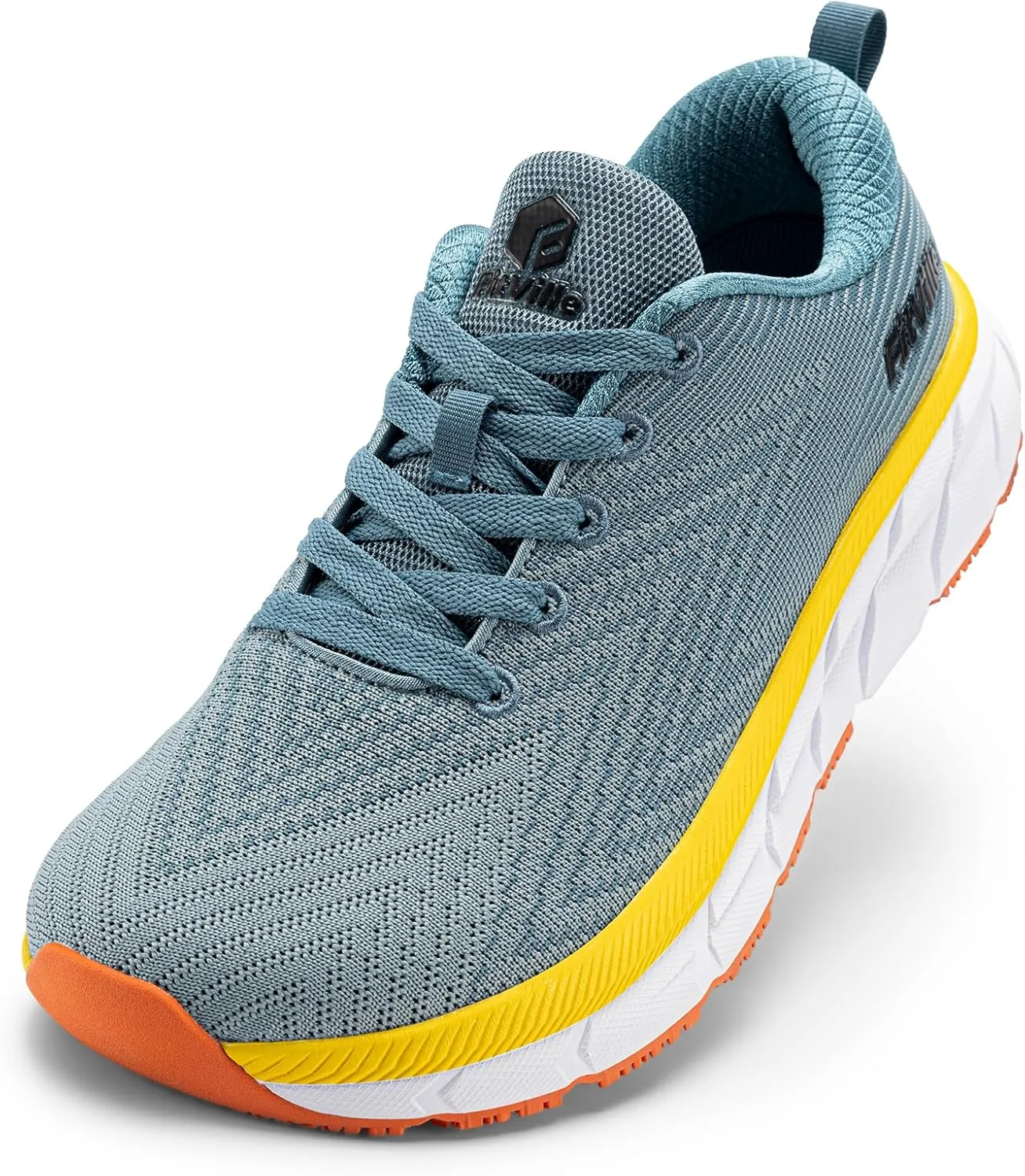 FitVille Men’s Wide Width Walking Shoes Comfortable Lightweight Wide Toe Box Running Shoes for Men Non Slip Cushioned