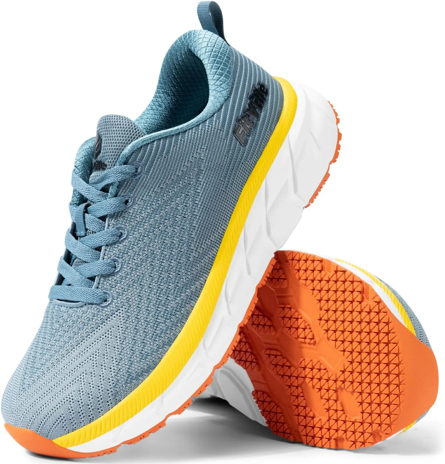 FitVille Men’s Wide Width Walking Shoes Comfortable Lightweight Wide Toe Box Running Shoes for Men Non Slip Cushioned