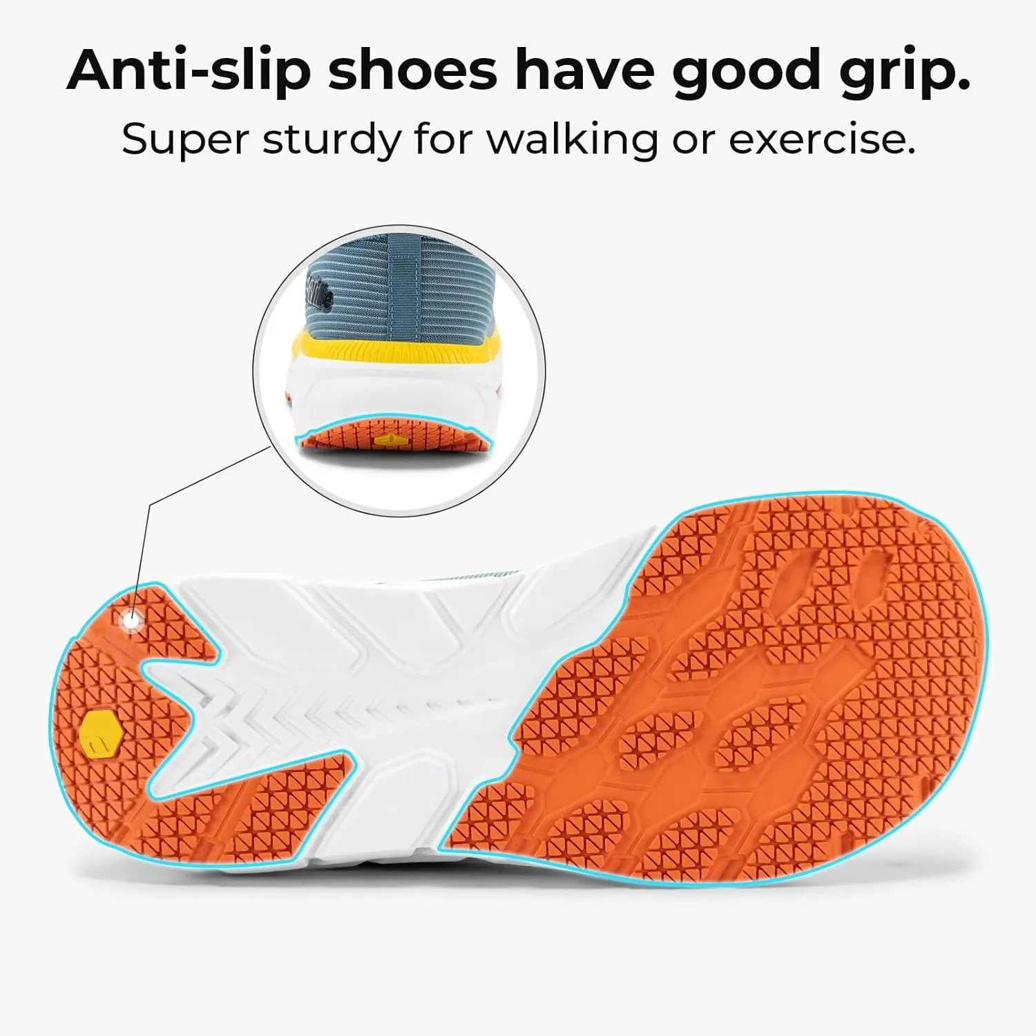 FitVille Men’s Wide Width Walking Shoes Comfortable Lightweight Wide Toe Box Running Shoes for Men Non Slip Cushioned
