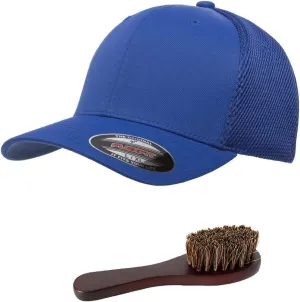 Flexfit 6533 Ultrafibre and Airmesh Lightweight Cap Bundle with THP Hat & Clothing Brush