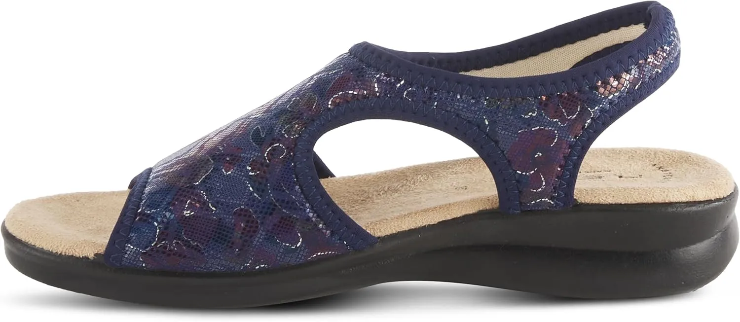 Flexus Women's Nyaman-Floral Slingback Sandal