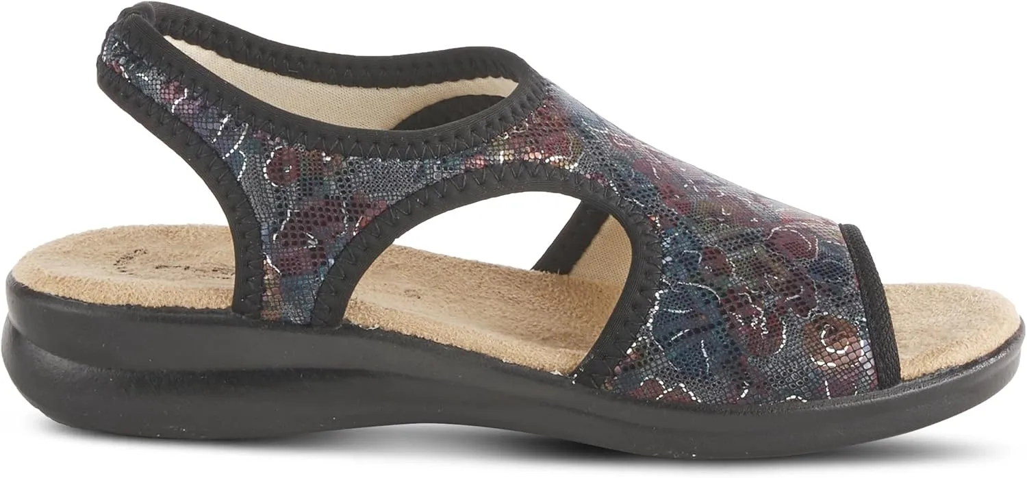 Flexus Women's Nyaman-Floral Slingback Sandal