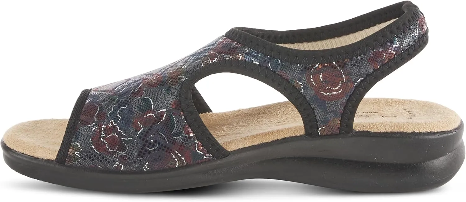 Flexus Women's Nyaman-Floral Slingback Sandal