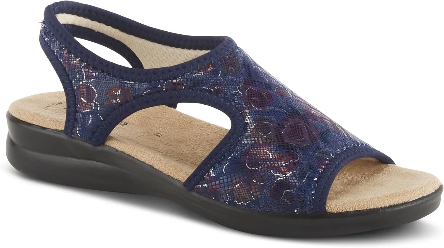 Flexus Women's Nyaman-Floral Slingback Sandal
