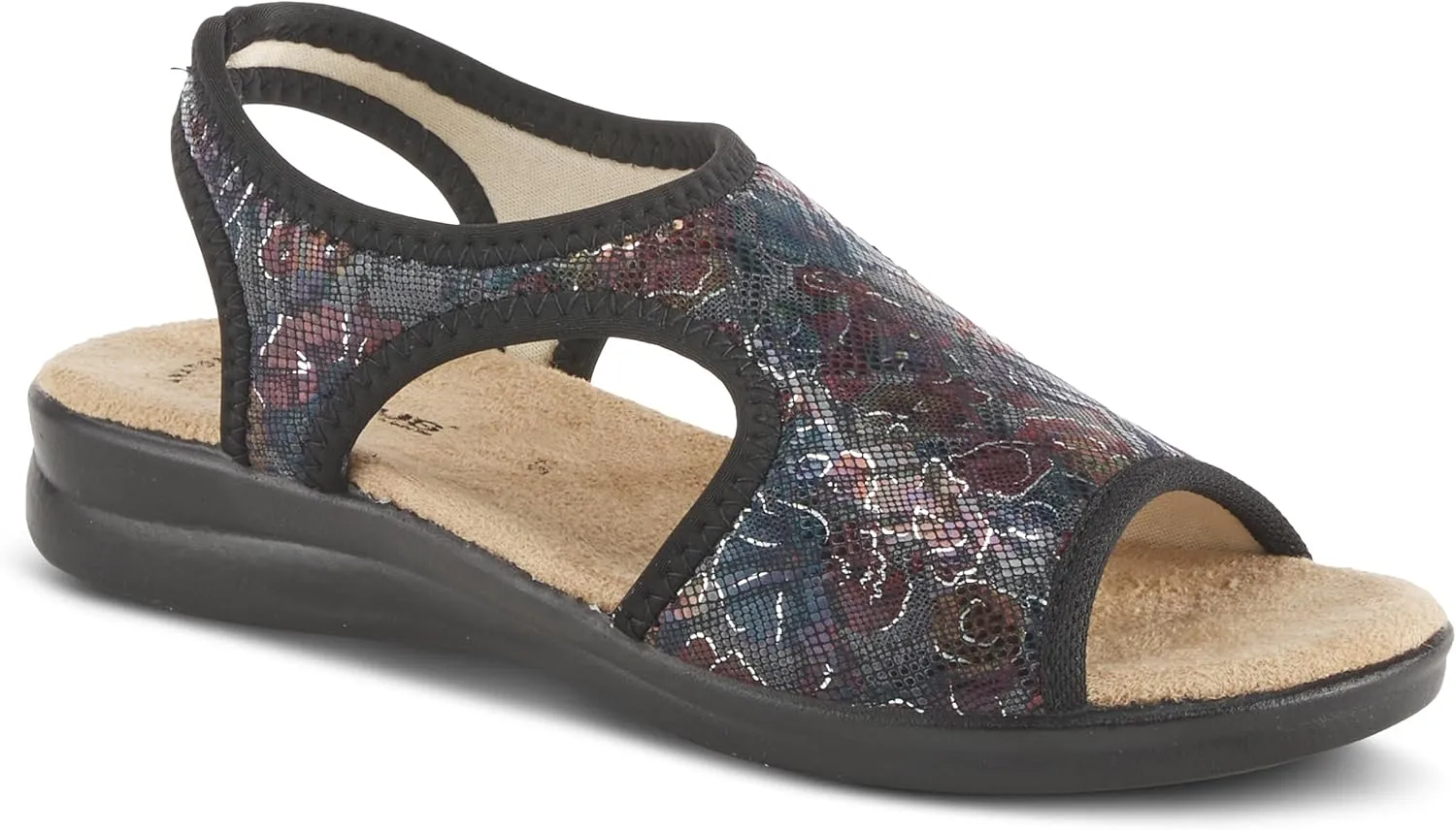 Flexus Women's Nyaman-Floral Slingback Sandal