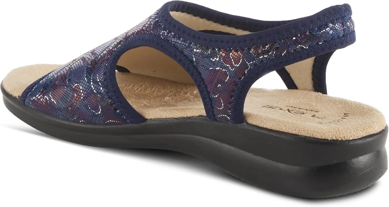 Flexus Women's Nyaman-Floral Slingback Sandal