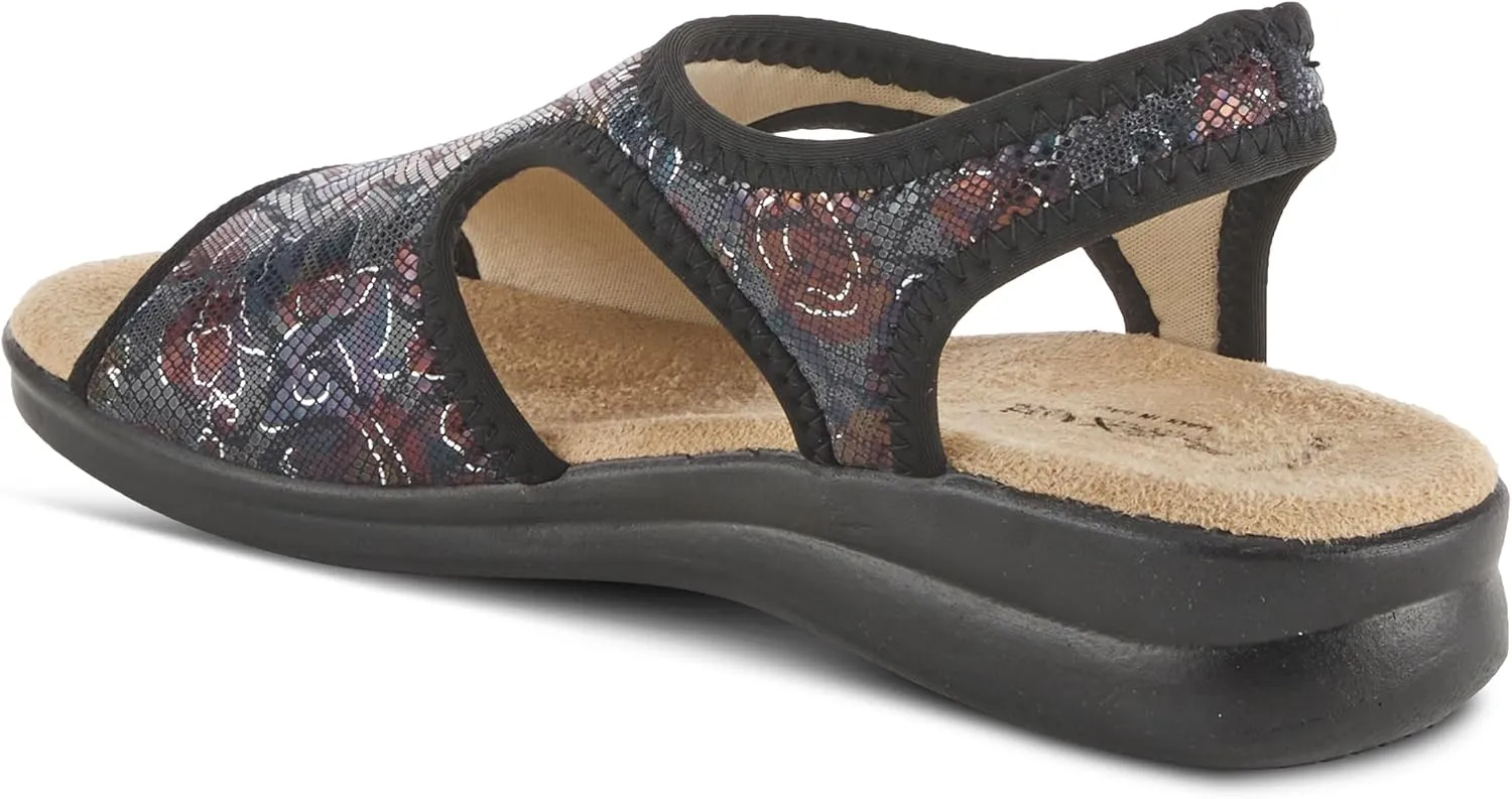 Flexus Women's Nyaman-Floral Slingback Sandal