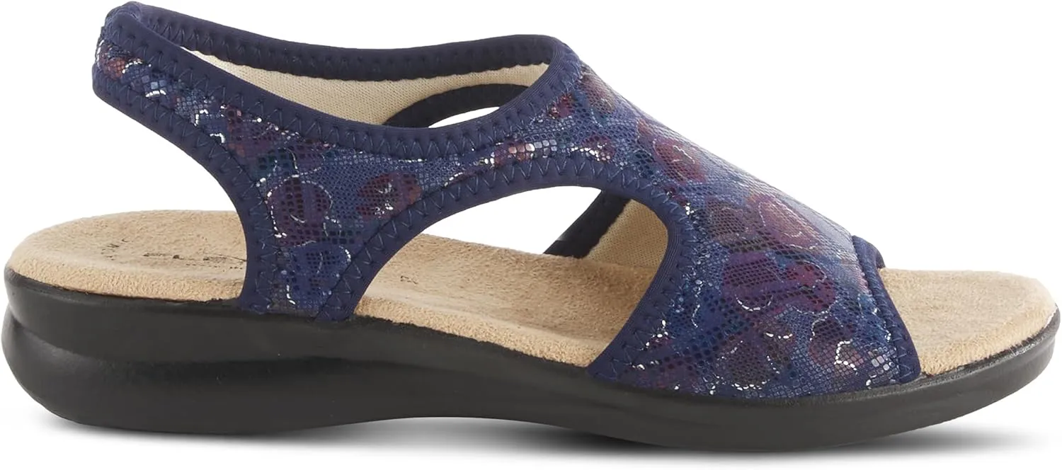 Flexus Women's Nyaman-Floral Slingback Sandal