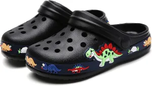 FLIOZY Boys Girls Garden Clogs: Classic Graphic Beach Sandals - Summer Slip On Water Shoes - Outdoor Non-Slip Slippers for Toddler Little/Big Kid