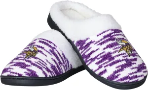 FOCO NFL Sherpa Lined Colorblend Cup Sole Slippers