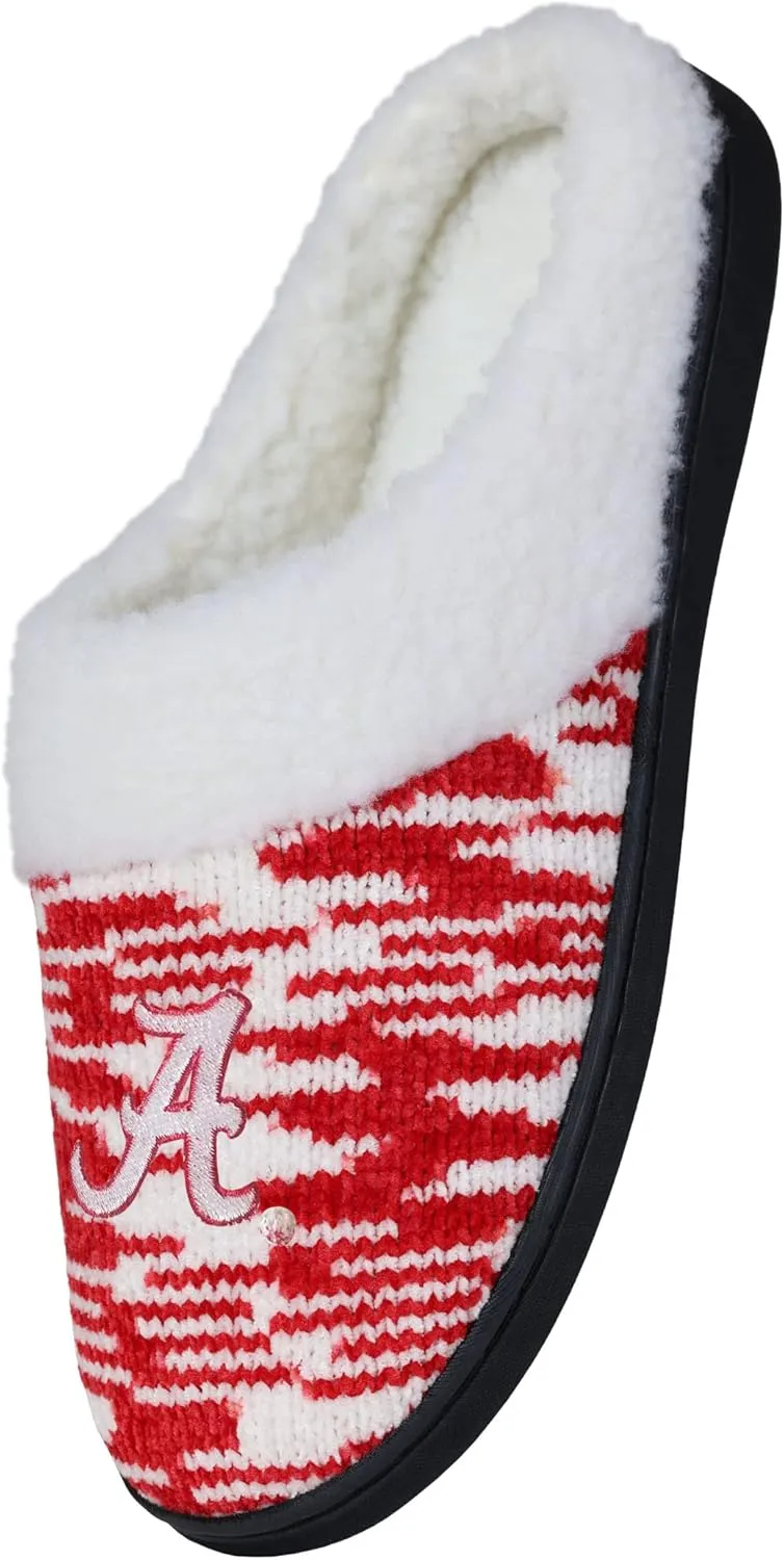 FOCO NFL Sherpa Lined Colorblend Cup Sole Slippers