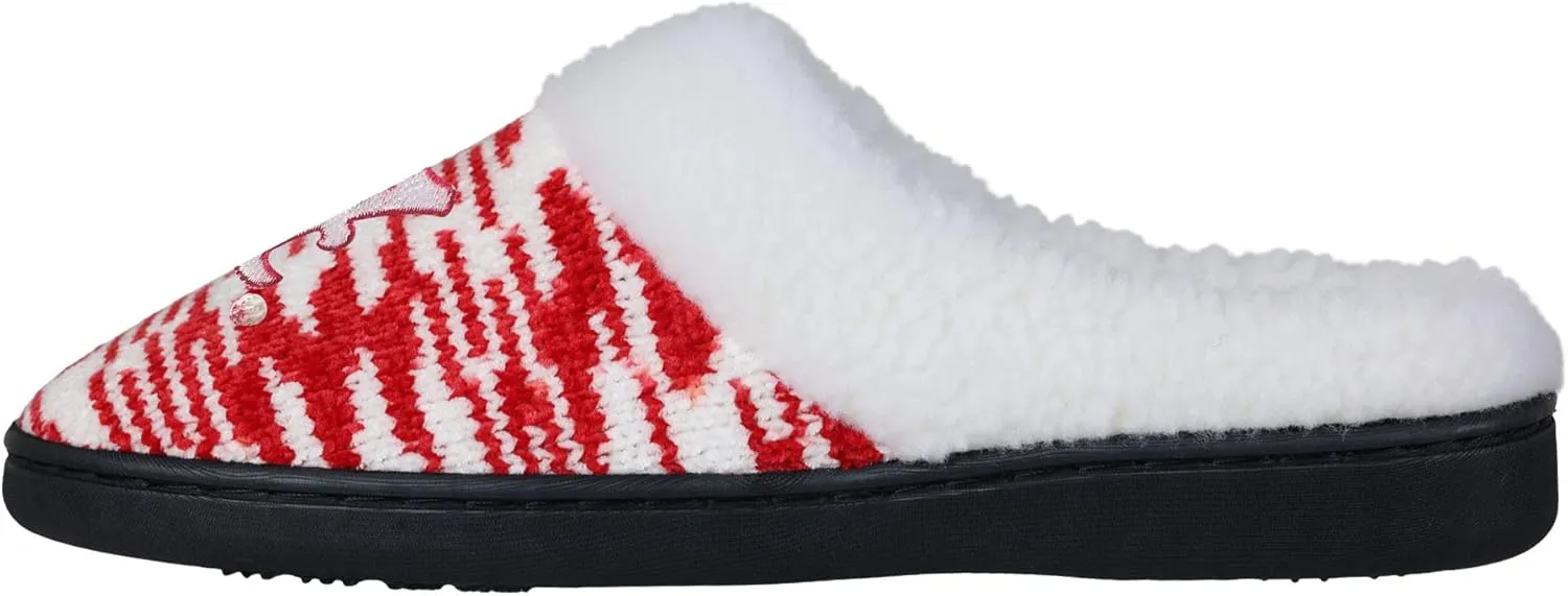 FOCO NFL Sherpa Lined Colorblend Cup Sole Slippers