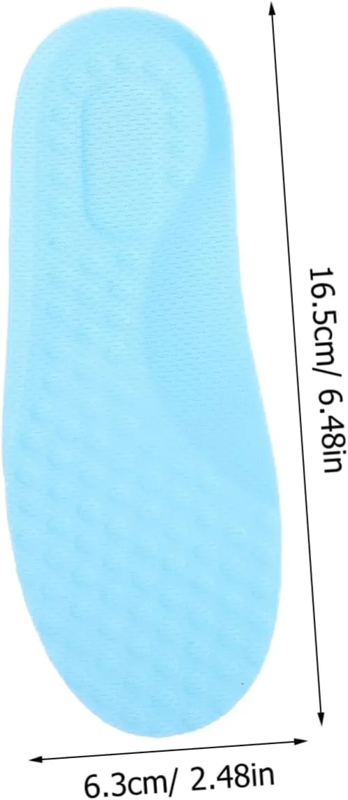 Foot Sole Pads 2 Pack Boys and Girls Sports Insoles Shock Absorption for Active Boys and Girls