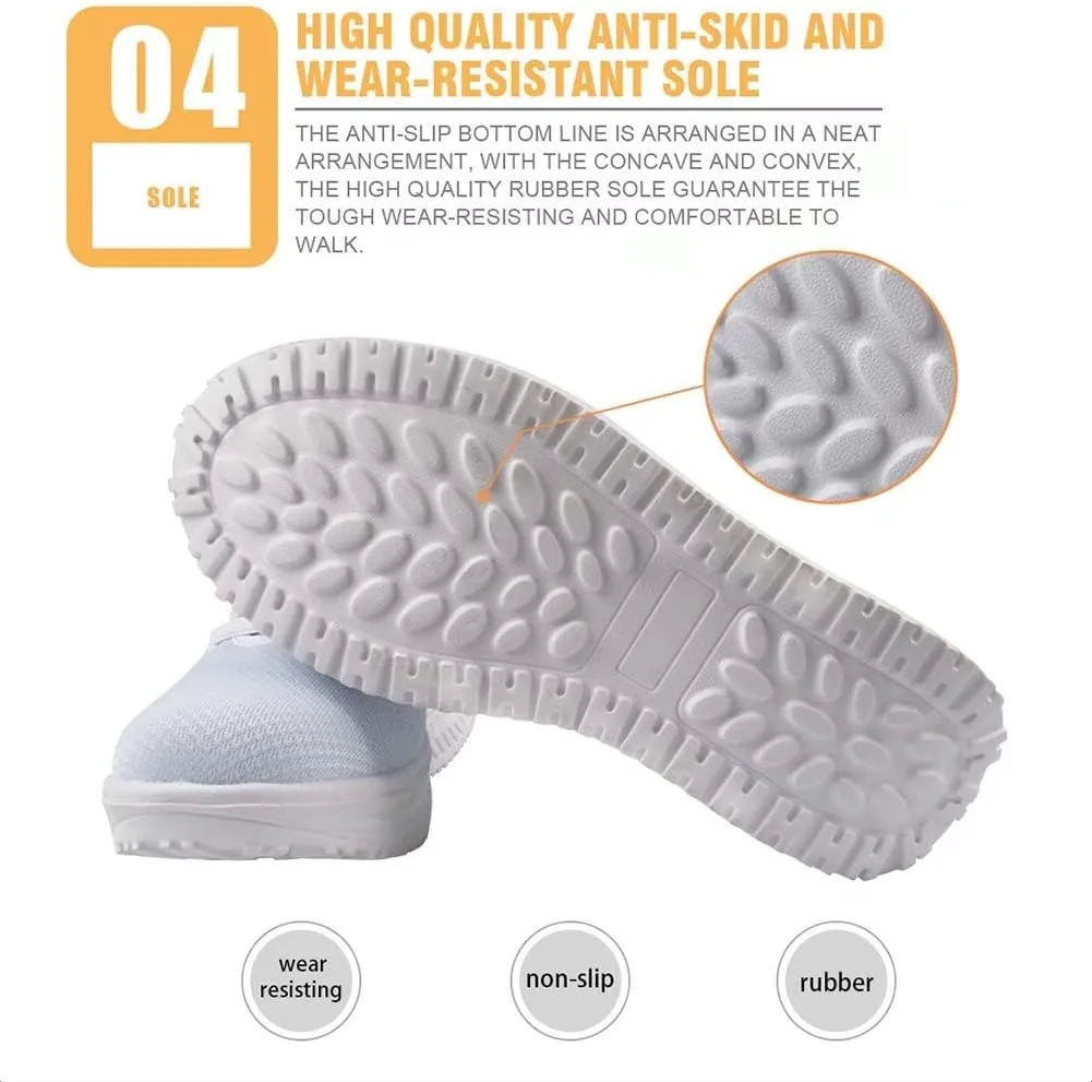 FOR U DESIGNS Women Sneaker Platform Wedge Sneakers Breathable Comfort Walking Shoes Running Shoes