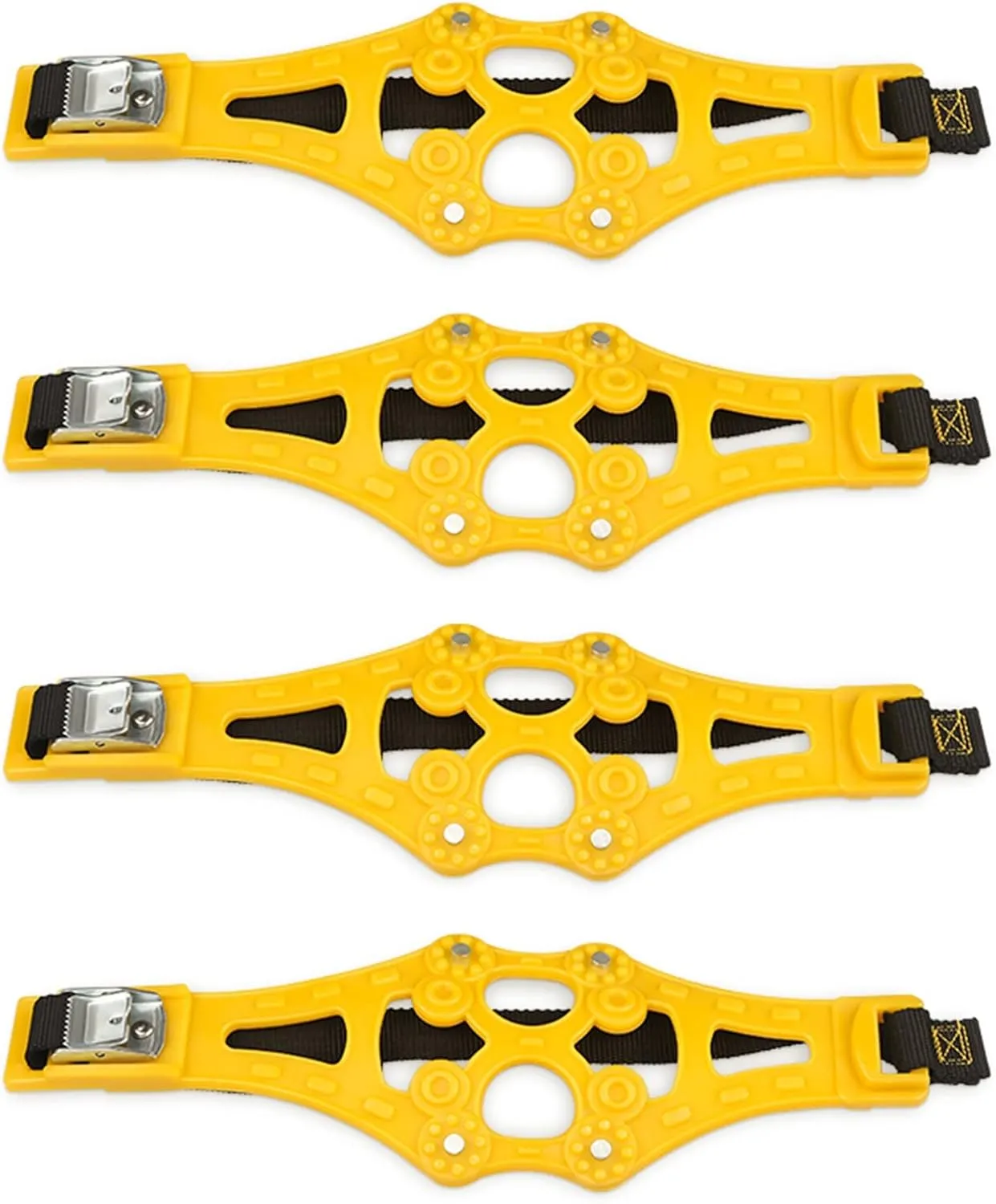 for Volvo XC60 Before 2017. 8pcs/Set Car Tyre Winter Roadway Safety Tire Snow Adjustable Anti-Skid Skid Wheel TPU Chains Snow Chain (Color : Yellow)
