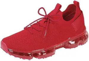 Forever Link Womens Air Cushion Fashion Sneakers Breathable Lightweight Walking Shoes