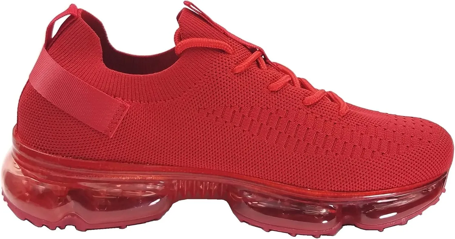Forever Link Womens Air Cushion Fashion Sneakers Breathable Lightweight Walking Shoes