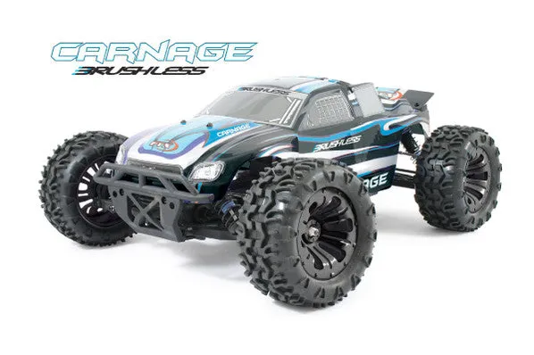 FTX5543  FTX CARNAGE 1/10 BRUSHLESS TRUCK 4WD RTR W/LIPO & CHARGER