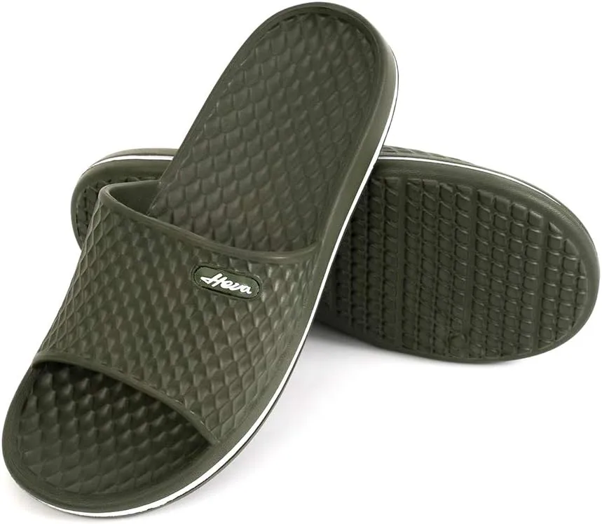 FUNKYMONKEY Mens Bathroom Shower Slippers Indoor Home Beach Non Slip Sandal