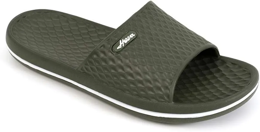 FUNKYMONKEY Mens Bathroom Shower Slippers Indoor Home Beach Non Slip Sandal