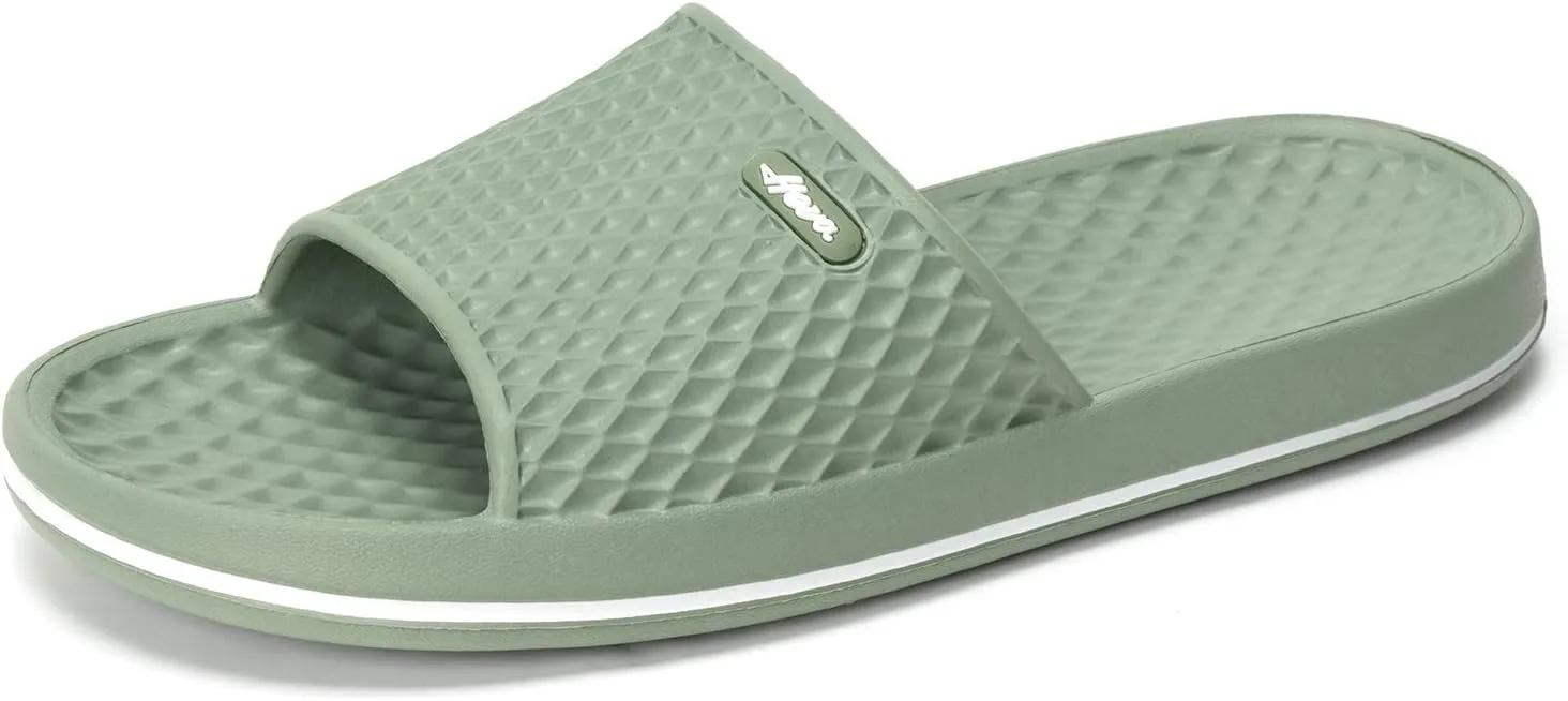 FUNKYMONKEY Mens Bathroom Shower Slippers Indoor Home Beach Non Slip Sandal