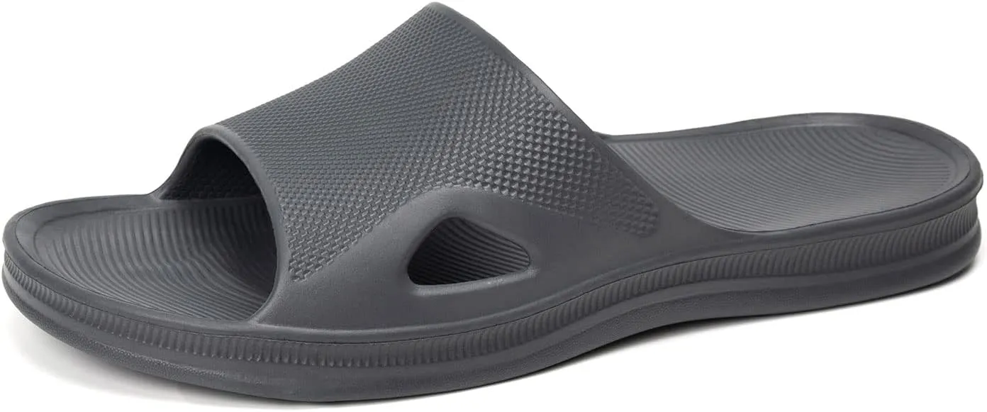 FUNKYMONKEY Mens Bathroom Shower Slippers Indoor Home Beach Non Slip Sandal
