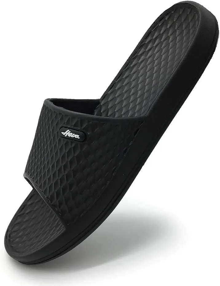 FUNKYMONKEY Mens Bathroom Shower Slippers Indoor Home Beach Non Slip Sandal