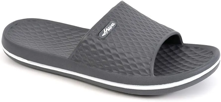 FUNKYMONKEY Mens Bathroom Shower Slippers Indoor Home Beach Non Slip Sandal