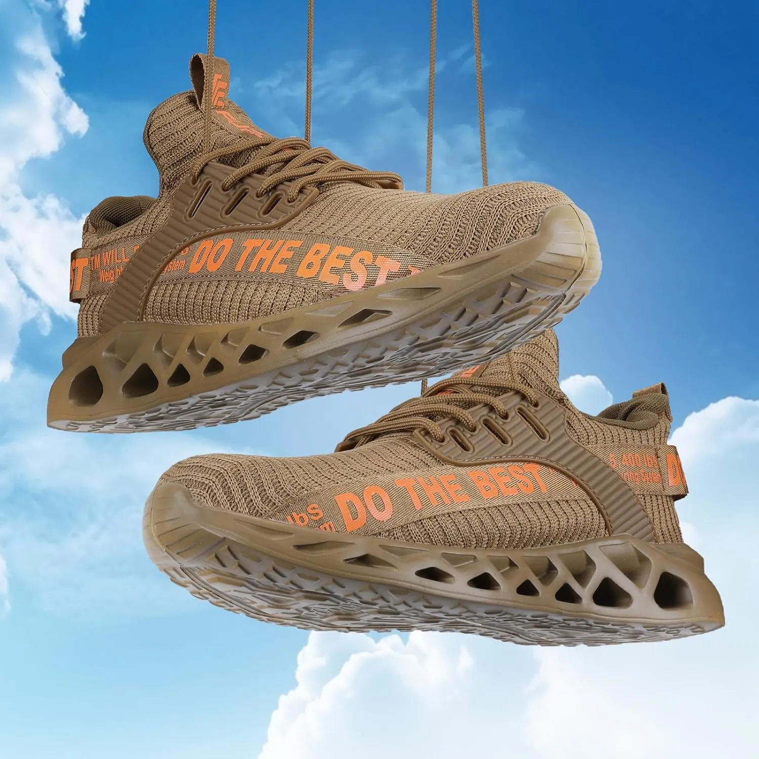 Furuian Steel Toe Sneakers for Men Women Lightweight Safety Shoes Comfortable Puncture Proof Slip On Indestructible Work Shoes