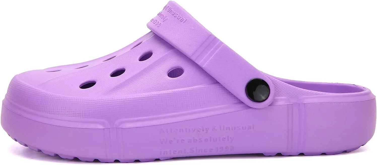 FZUU Mens Women Breathable Garden Clogs Comfortable Slip On Beach Sandals Lightweight Slippers Water Shoes