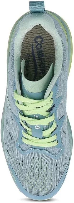 G-DEFY Lauff Women’s Supportive Running Shoe | VersoShock Technology for Pain Associated with Prolonged Standing or Walking | Arch Support | Diabetic Shoes | Wide Shoes | Free Custom Orthotic