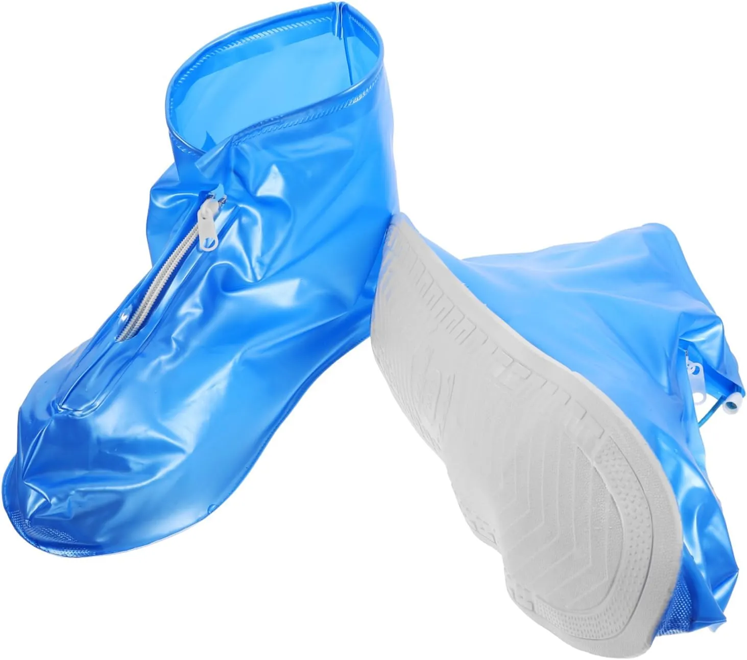 GARVALON 1 Pair Rain Boot Protector Covers for Adults Reusable Outdoor Shoe Covers Lightweight Easy to Use for Sports and Travel