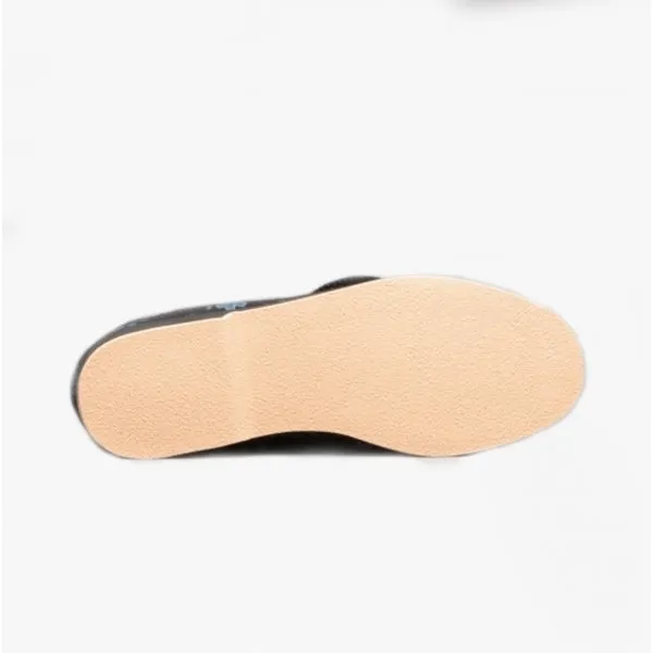 GBS BELLA Womens Extra Wide (E ) Boot Slippers Black