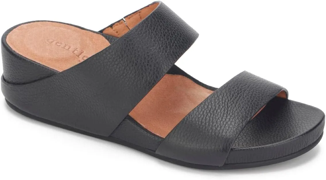 Gentle Souls by Kenneth Cole Women's Gisele Two Strap Heeled Sandal