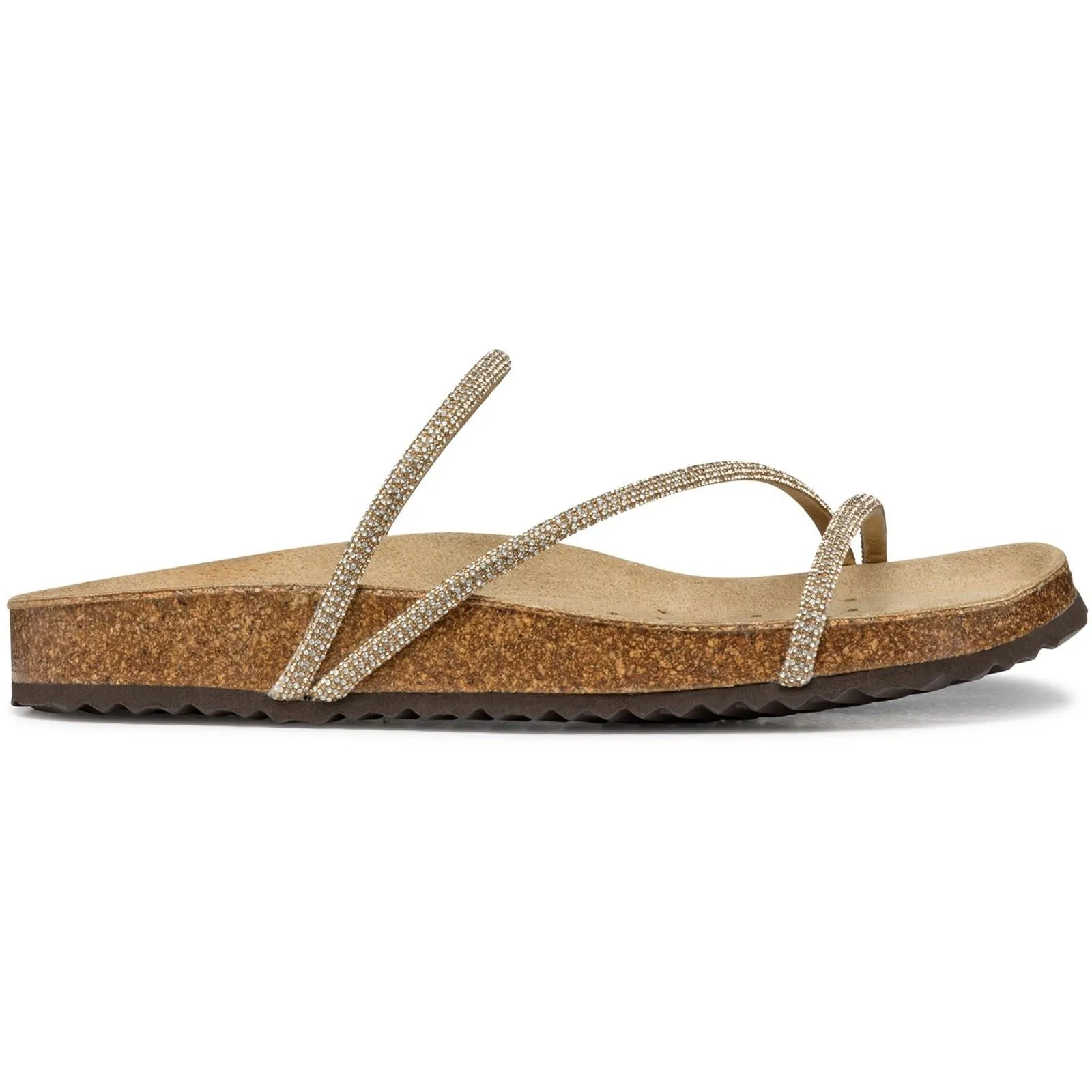 Geox D BRIONIA R Polyester Women's Light Taupe Sandals
