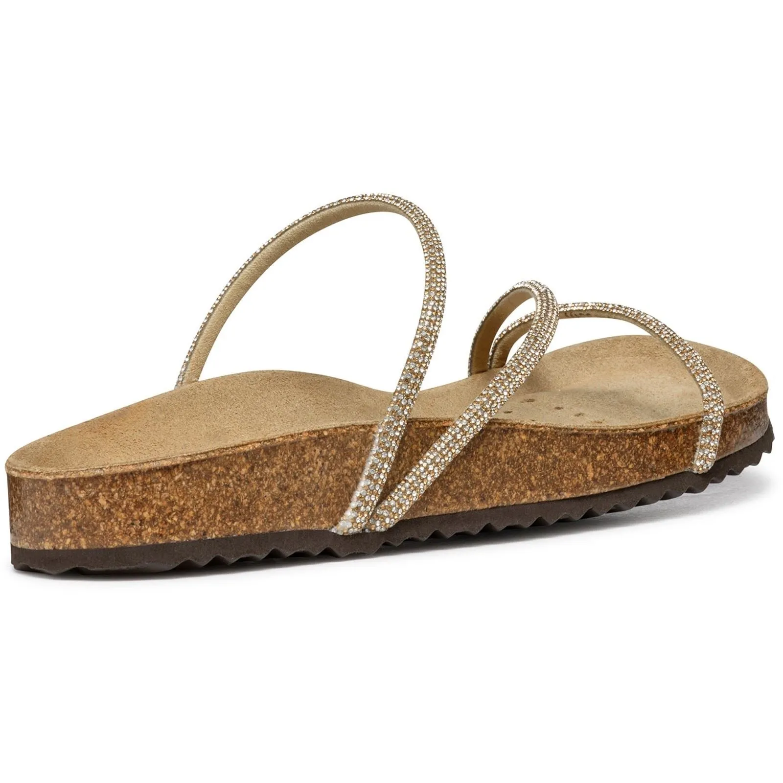 Geox D BRIONIA R Polyester Women's Light Taupe Sandals