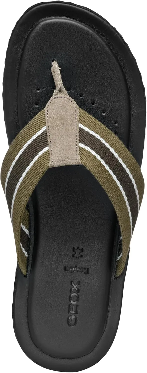 Geox Men's Flat Slide Sandal