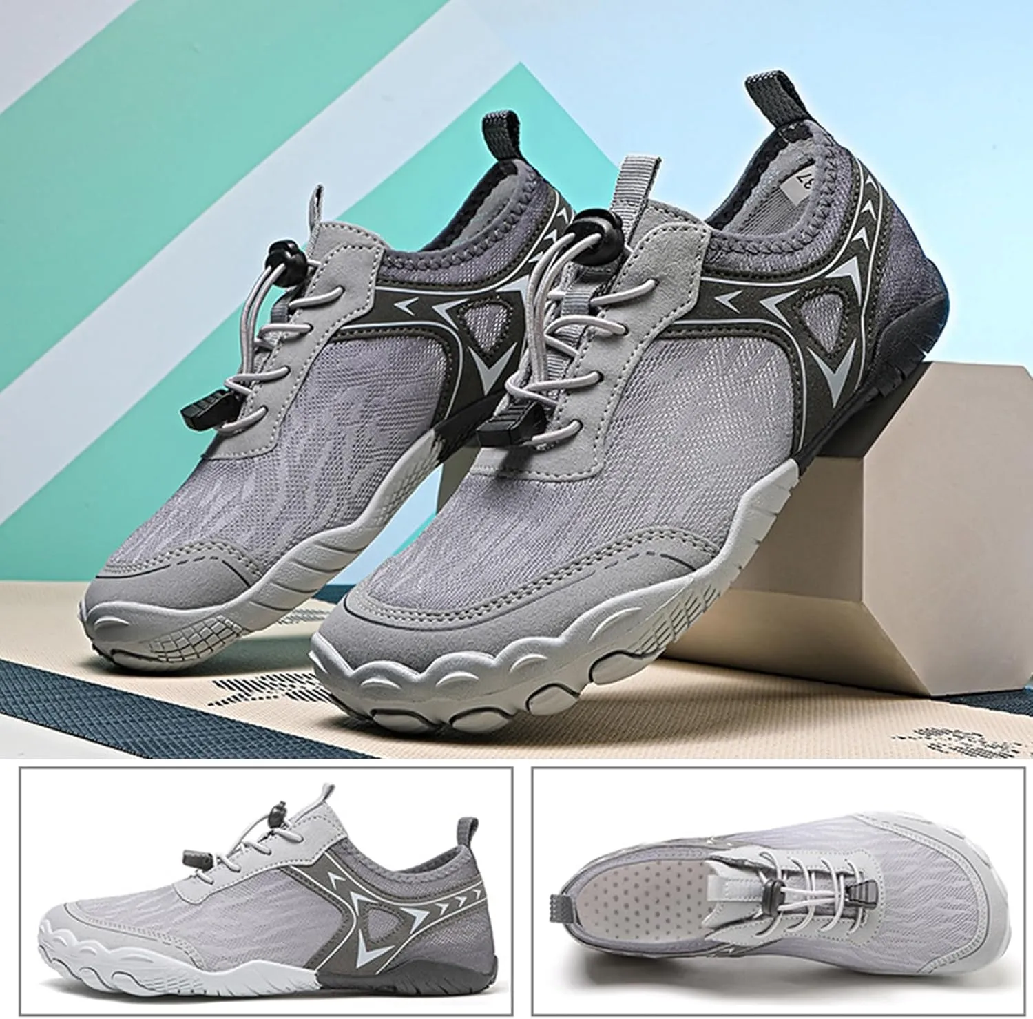 Giltpeak 2025 New Hike Barefoot Shoes Women Men, Vitality Wide Slip-On Minimalist Athletic Quick Dry BareStep Breathable Shoe