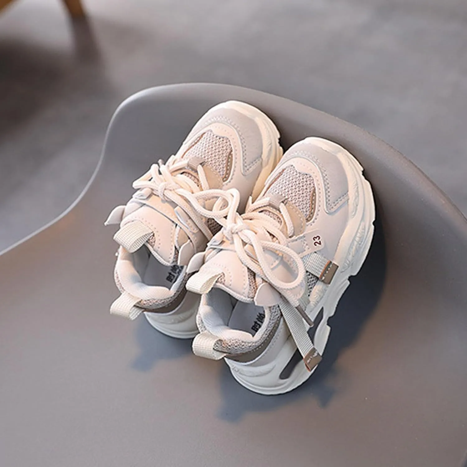 Girls Tennis Sneakers Platform Boys Chunky Shoes Breathable Child Sports Shoe Casual Fashion Outdoor Walking
