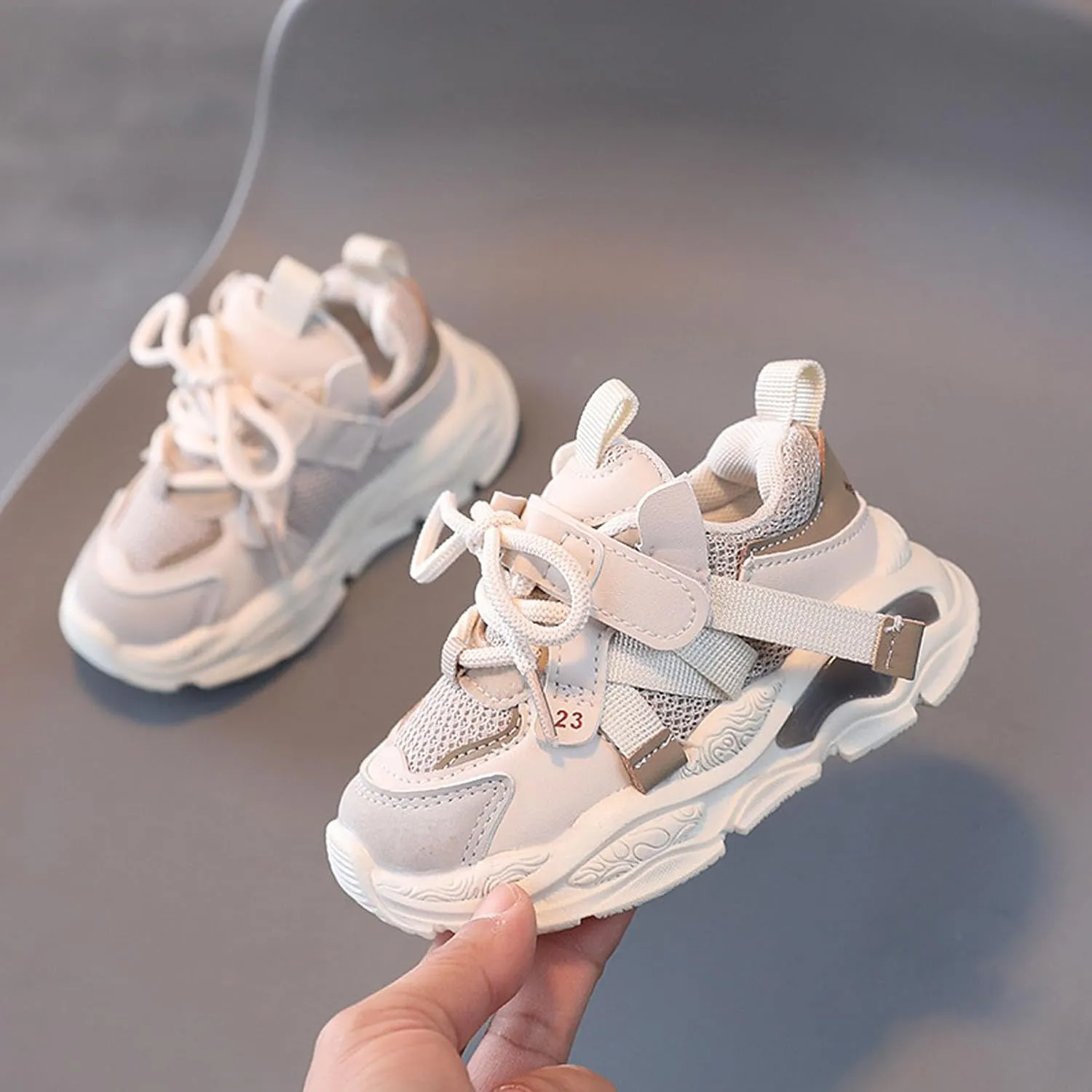 Girls Tennis Sneakers Platform Boys Chunky Shoes Breathable Child Sports Shoe Casual Fashion Outdoor Walking