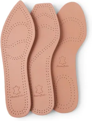 GLEAVI High Heel Cushions Soft Cowhide Breathable Insoles for Foot Care Size 39-40