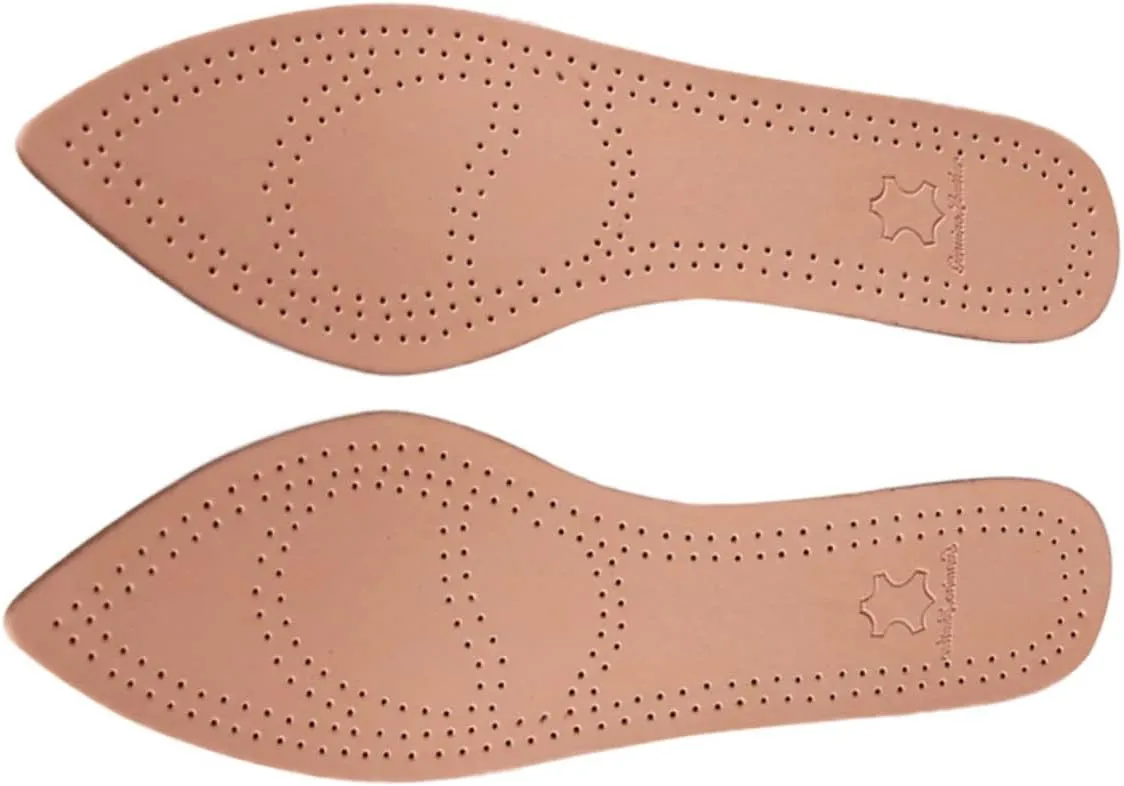 GLEAVI High Heel Cushions Soft Cowhide Breathable Insoles for Foot Care Size 39-40
