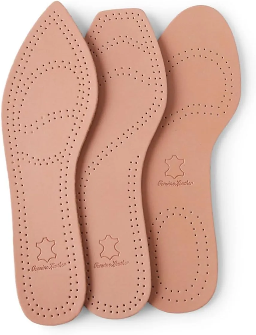 GLEAVI High Heel Cushions Soft Cowhide Breathable Insoles for Foot Care Size 39-40