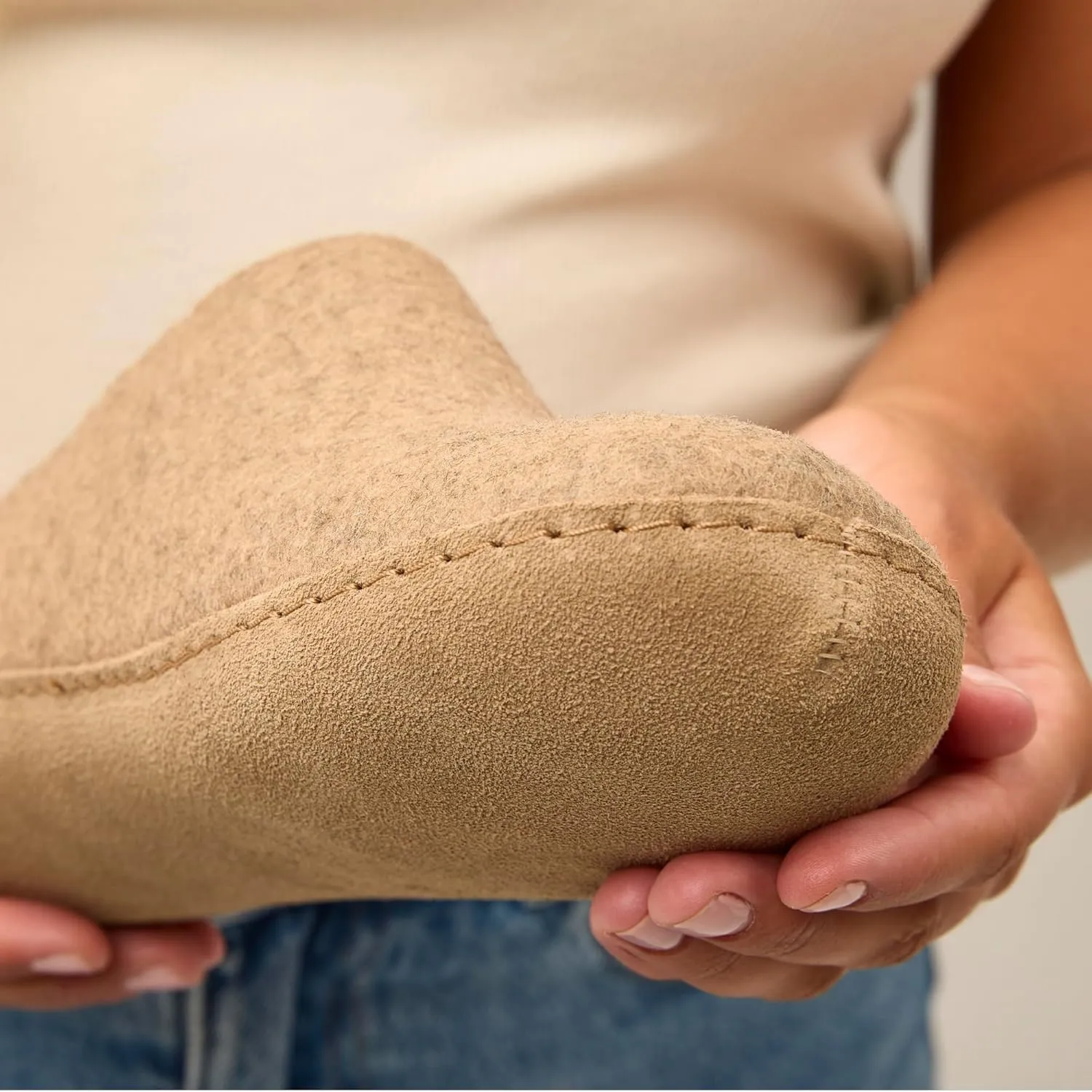 Glerups 100% high quality wool mix Slipper with leather sole - Unisex Slip-on
