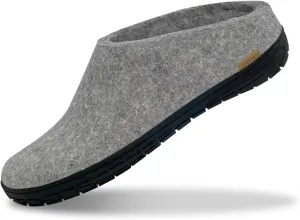 Glerups 100% high quality wool mix Slipper with rubber sole - Unisex Slip-on