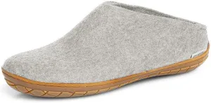 Glerups 100% high quality wool mix Slipper with rubber sole - Unisex Slip-on