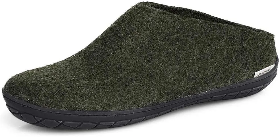 Glerups 100% high quality wool mix Slipper with rubber sole - Unisex Slip-on