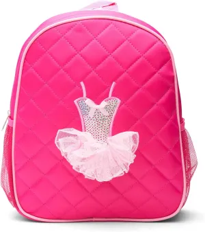 GLOBAL FBA INC Dance Bag For Girls 3-9 Years Old, Backpack Ballet with Padded Straps, Ballet Items, Ballerina Gifts For Little Girls