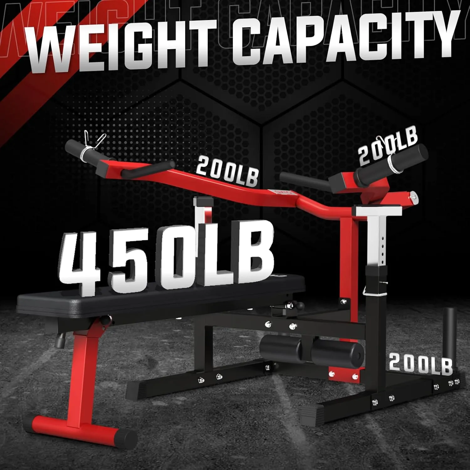 GMWD Chest Press Machine, 1050LBS Bench Press Machine with Independent Converging Arms, Adjustable Flat Incline Bench for Chest, AB Workouts, Shoulder Home Gym Equipment, V1